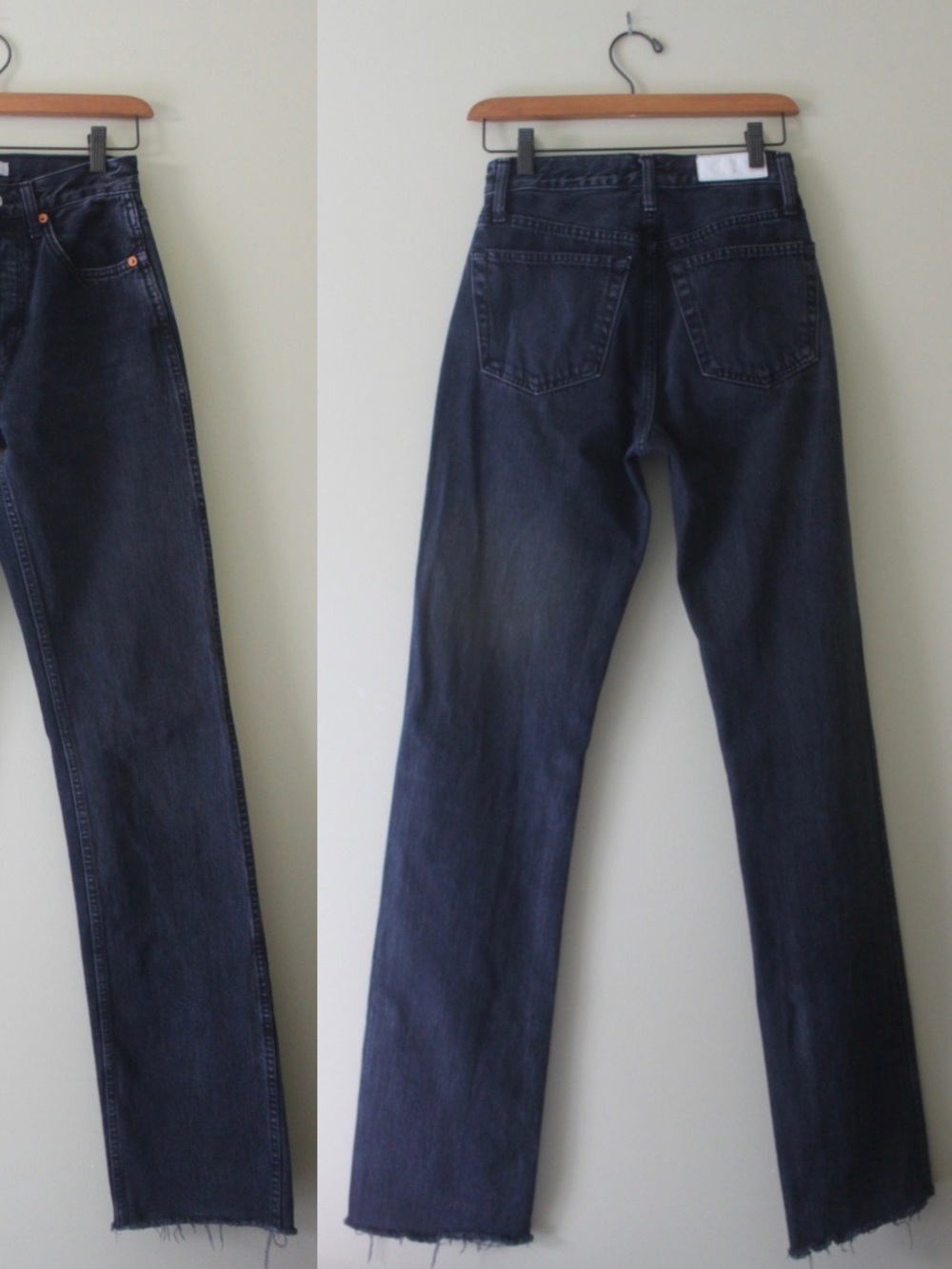 Re/Done High Rise Loose Long Jean - Picture 3 of 3